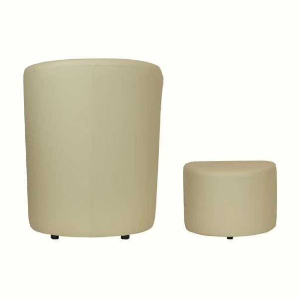 Pouf Estraibile Poltroncina A Pozzetto Ecopelle Poltroncina