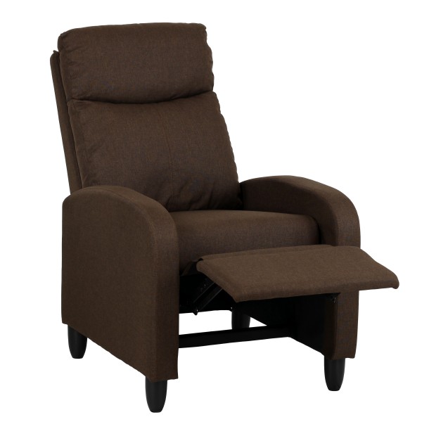 Poltrone Imbottite Moderne Poltrona Reclinabile Bergère In Tessuto