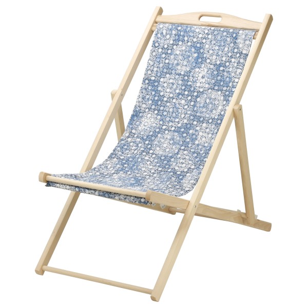 Sedia Sdraio Betty Lusso in legno di faggio da giardino Pieghevole