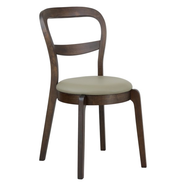 sedia sala da pranzo in similpelle imbottita