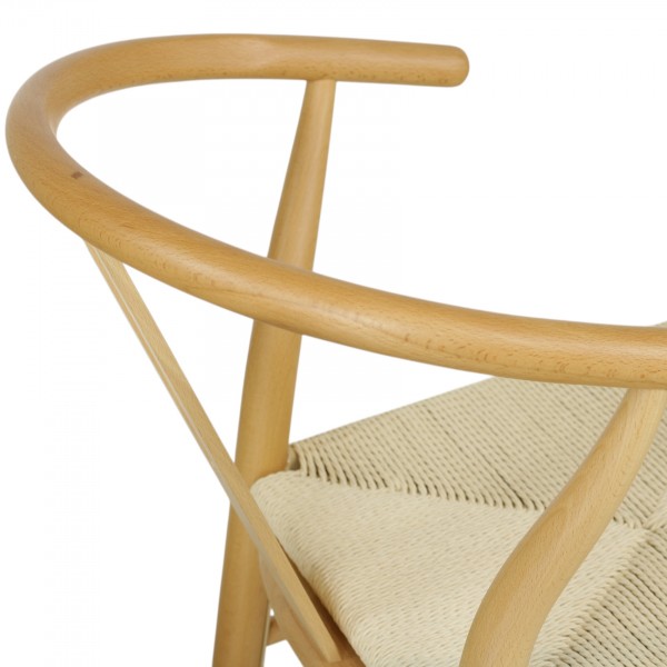 Sedia BASENTO In Legno Massello Di Gomma - Design Scandinavo Retrò - Totò Piccinni - Rovere