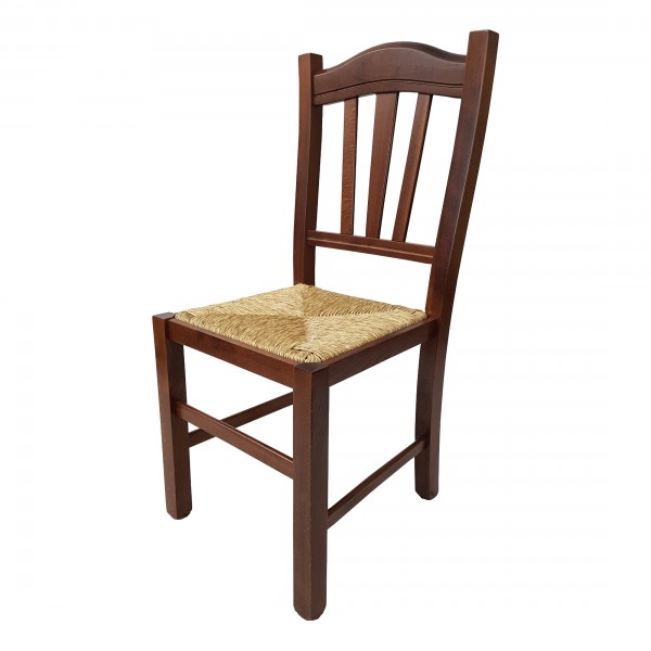 Sedia SILVANA In Legno Massello Di Faggio | Gi&agrave; Montata | Peso 8kg | Color Noce O Altri | Made In Italy