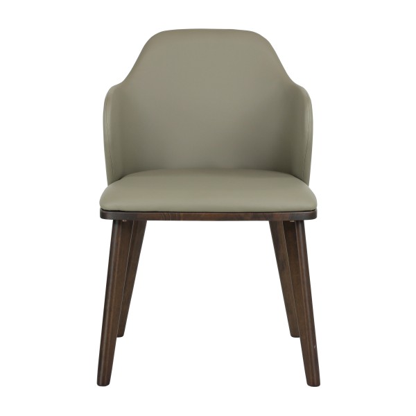 Poltroncina BRENTA in Similpelle imbottita con Struttura e Gambe