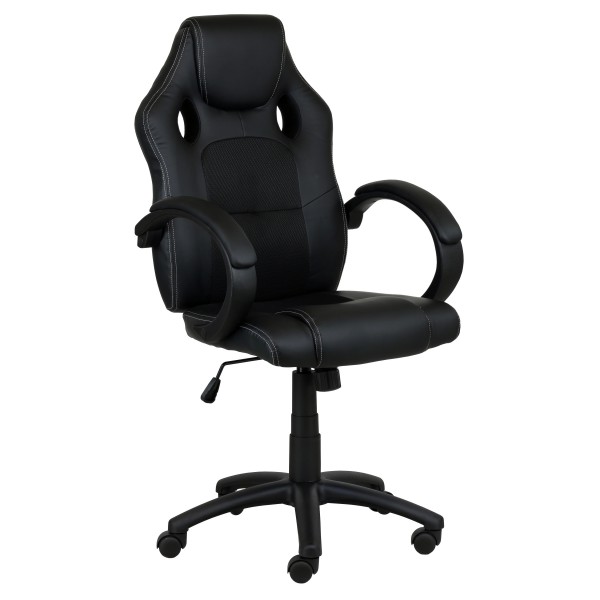 poltrona gaming girevole altezza regolabile