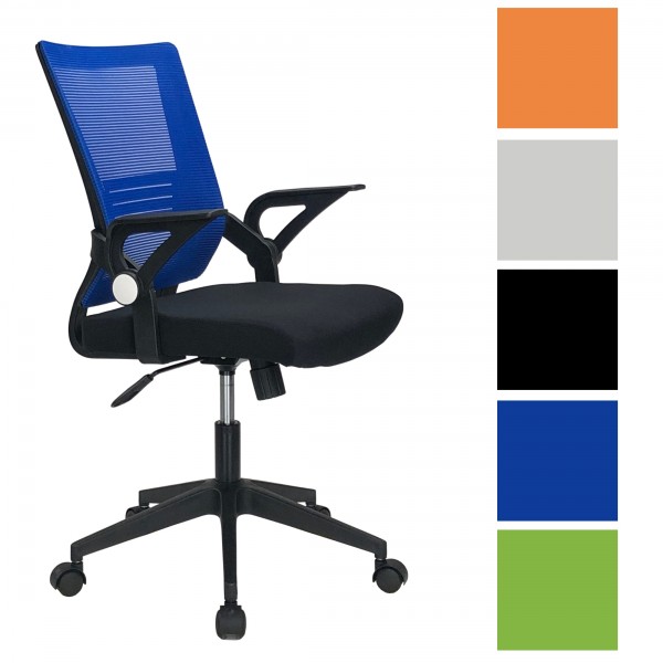 in pelle artificiale schienale alto Black HNNHOME regolabile in altezza girevole a 360° Lussuosa sedia da ufficio 