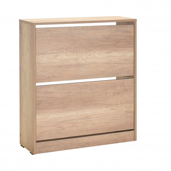 Scarpiera con 2 cassetti ribaltabili per Ingresso, scarpiera autoportante Moderna scarpiera Nascosta Stretta e Sottile con Anta per corridoio, Camera da Letto, Appartamento (20 pollici/50 c