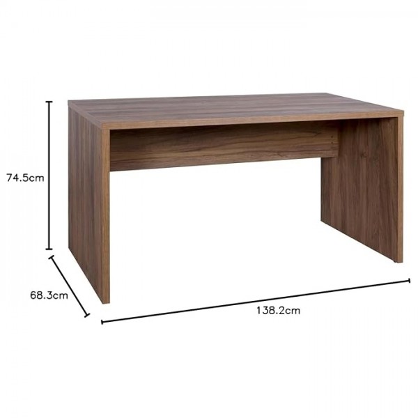 Specifica dimensioni Scrivania computer in legno colore Noce Brera modello Bali Totò Piccinni