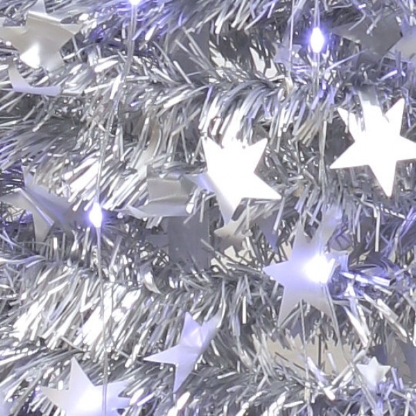 albero di natale argento minimal