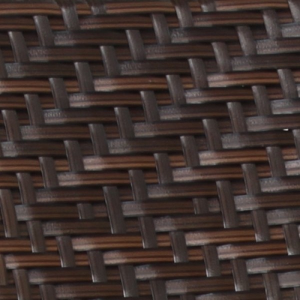 Struttura in polyrattan intrecciata a mano resistente alle intemperie da estero giardino