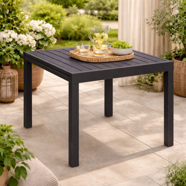 Tavoli allungabili in alluminio modello vulcano