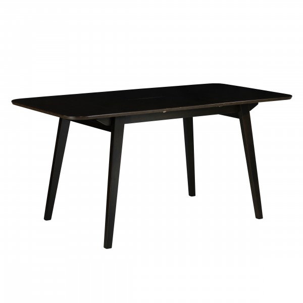 tavolo allungabile in legno con gambe oblique
