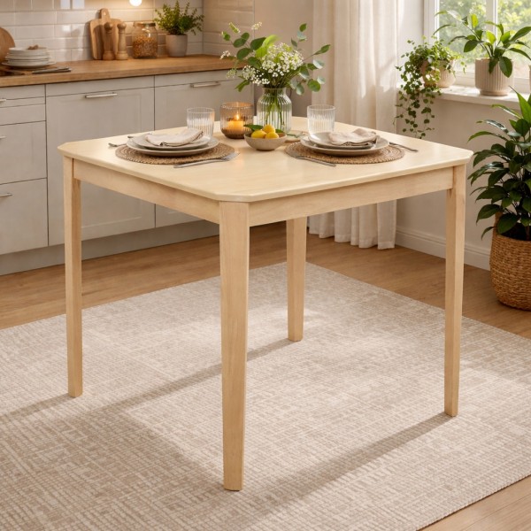 tavolo quadrato in legno