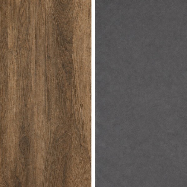 Specifica colore tavolino da salotto in legno 1 cassetto e 2 vani colore "grigio scuro laccato/noce brera" modello Celestia Totò Piccinni