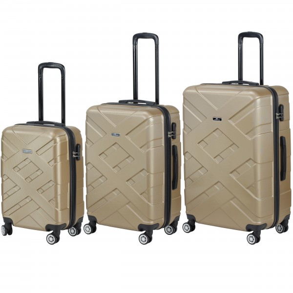 Set Valigie CROSS Trolley con guscio rigido di ottima qualità con